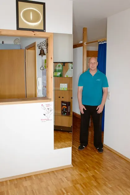 Empfangsbereich der Praxis
